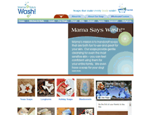 Tablet Screenshot of mamasayswash.com